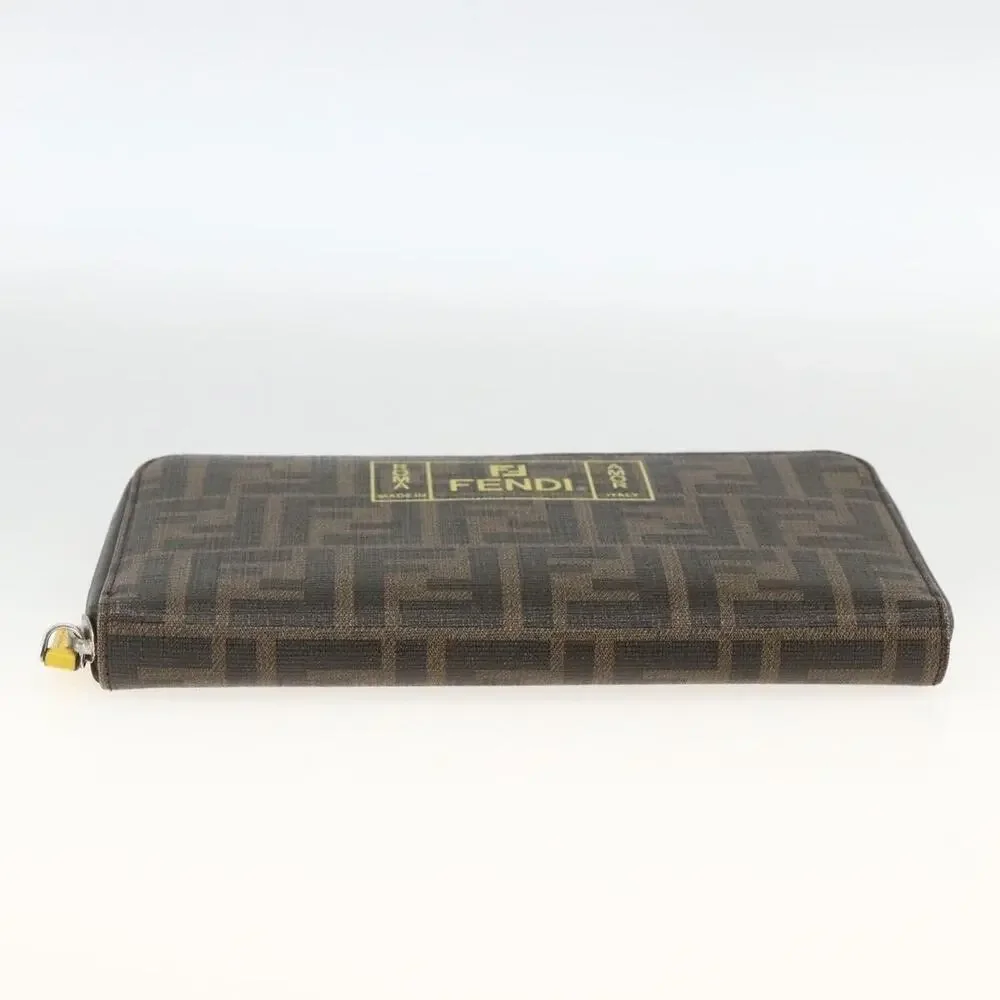 Fendi Zucca Long Wallet Black